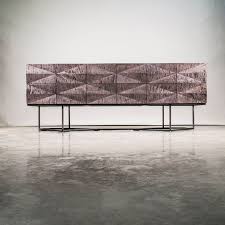 Simplistic style lends way to ample storage of kitchen utensil or otherwise. Hand Crafted Credenza Modern Gray Steel Base Curly Maple Wood Sideboard Buffet Server Dining Room Storage By Nathan Hunter Design Custommade Com