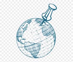 Globe illustration, globe logo, white signal orbit the earth, computer network, black white png. World Map Globe Drawing Hd Png Download 559x684 5799196 Pngfind