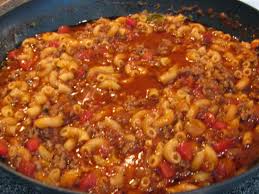 Rita S Recipes American Ground Beef Goulash You Add The Macaroni Uncooked So Easy Hamburger Goulash Recipes Beef Goulash