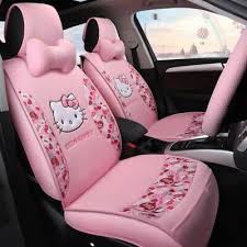 Car Covers Pink Car Seat Covers Hello Kitty Car Accessories Pink Car Seat