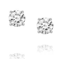 1 1/2 carat diamond stud earrings in 14 karat yellow gold. Jacobs Presents A Pair Of 18ct Yellow Gold 0 40ct Diamond Stud Earrings