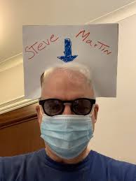 Steve martin deleted a tweet intended to honor his longtime friend carrie fisher, who died tuesday here's steve martin's fine little tweet praising carrie fisher that some grumps pressured him to delete. Steve Martin I Always Wear A Mask When I Go Outside But Something About It Was Leaving Me Anxious And Unsettled I Thought About The Problem Addressed It And Here Is