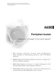 Peralatan pemijahan ikan secara buatan. Pdf Pemijahan Buatan