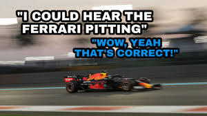 Maybe you would like to learn more about one of these? Max Verstappen Funny Team Radio I Could Hear The Ferrari S Pitting In The Background Youtube
