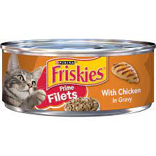 Friskies Gravy Wet Cat Food Prime Filets With Chicken 5 5 Oz Can Walmart Com Purina Friskies Friskies Canned Cat Food
