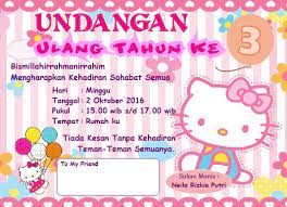 Contoh undangan ulang tahun dalam bahasa inggris untuk best friend. Cara Membuat Surat Undangan Ulang Tahun Bagi Contoh Surat