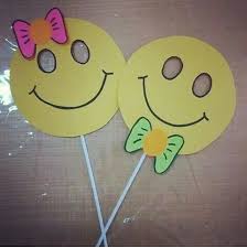 gulen yuz maskesi sanat cocuklar yaratici el sanatlari anaokulu