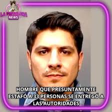 🟣 #pistoleranews 🟣 HOMBRE QUE PRESUNTAMENTE ESTAFÓ A 33 PERSONAS SE  ENTREGÓ A LAS AUTORIDADES En horas de la madrugada de este miércoles, Diego Amir  Paz, de 28 años, quien estaba siendo