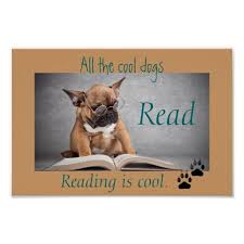 Cool Dogs Read Literacy Poster Dog Poster Best Dogs Reading Posters