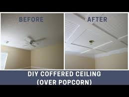 Beadboard Ceiling Panels Are A Great Option For Your Home They Can Covered A Textured Ceiling Or Jus In 2020 Covering Popcorn Ceiling Popcorn Ceiling Coffered Ceiling