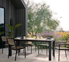 They are a glazed stoneware we bought pottery barn dishes about a year ago. Gorgeous Pottery Barn Outdoor Dining Tables On Sale For Family Dinners Candie Anderson