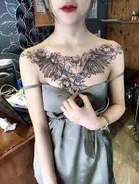 Hình xăm trước ngực nữ là vô cùng đẹp và vẫn là một nguồn cảm hứng tuyệt vời. Ghim Tren Cu Meo