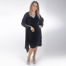 Abiye Kumas Sifir Kol Elbise Yakasi Ve Ust Sifon Ceket Kollari Tasli Buyuk Beden Abiye Elbise Giyim Elbise Moda