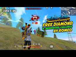 Try to use our generator on any android or ios device for better and instant response. Free Fire Free Diamond Weekly Membership Challenge By Romeo Garena Free Fire