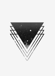 Starry Geometric Triangle Black Line Beautiful Profound Png Transparent Clipart Image And Psd File For Free Download Geometric Triangle Hipster Triangle Geometric Shapes
