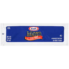 Amazon Com Kraft Single Serve Fat Free Mayonnaise Dressing 0 44 Oz Packets Pack Of 200 Condiments Packets Grocery Gourmet Food