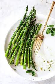 Roasted Asparagus With Vegan Pistachio Mint Pesto Floating Kitchen Recipe Easy Delicious Recipes Roasted Asparagus Healthy Recipes