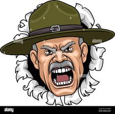 Marine officer instructor hi-res stock photography and images