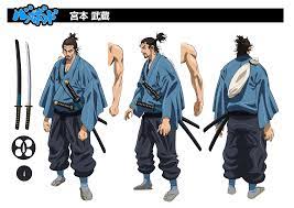Miyamoto Musashi (Shinmen Takezō) Anime Character Sheet 🌊 : r/vagabondmanga