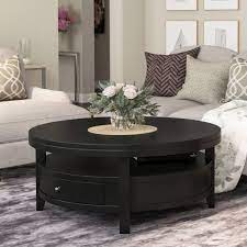 Enjoy free shipping on most stuff, even big stuff. Toledo Solid Wood Black Modern Round Coffee Table