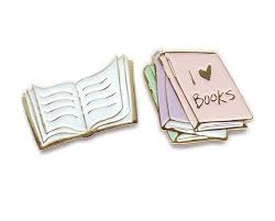 Me Encantan Los Clips De Collar De Libros Esmalte Solapa Pin Etsy Enamel Pins Lapel Pins Pin And Patches