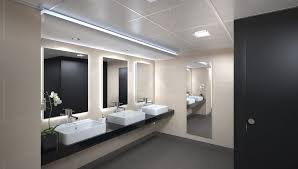 American commercial bathroom design has long been absent of toilet lids. Beautiful Picture Of Commercial Bathroom Light Fixtures Interior Design Ideas Home Decorating Inspiration Moercar Commercial Bathroom Designs Washroom Design Commercial Bathroom Ideas
