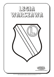 Herby klubów piłkarskich kolorowanki piłkarskie : Legia Warszawa Logo Kolorowanka Kolorowanki Dla Dzieci Scroll Saw Patterns Letters Lol