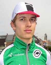 Bikeexchange team car mows down serry from behind. Gino Mader Wikipedia