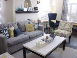 The colour spectrum for green is so broad, from vibrant bottle green to gentle mint there's a shade of this energising shade to suit all tastes. Navy Blue Grey Yellow Living Room Novocom Top