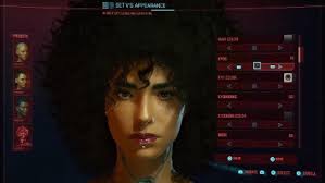 Angela Childs (Kimi) Cyberpunk 2077 character creation