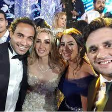 mostafa khater his wife hannah elzahed ahmad fahmy wedding egyptian actress instagram fashion celebrities