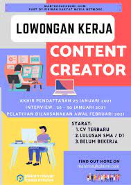 Saya suruh take down (video) melalui kumalasari, tutur indra. Mantra Sukabumi Kembali Buka Lowongan Kerja Content Creator Bisa Magang Dan Langsung Kerja Mantra Sukabumi