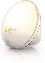 Philips Hf3520 Wake Up Light With Colored Sunrise Simulation White Light Alarm Clock Philips Light Therapy Lamps