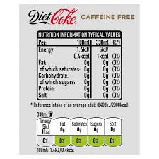 How much caffeine is in diet coke? Diet Coke Caffeine Free Ocado
