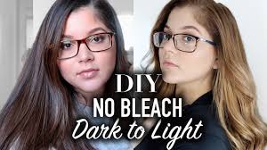 Without bleach, it is a case of dyeing your hair from brown to blonde or black to blonde at home. Dark Brown Hair To Blonde No Bleach Novocom Top