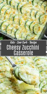 This Creamy Cheesy Baked Zucchini Casserole Is Made With Fresh Zucchini Rich Cream And Lots Of Zucchini Side Dishes Best Vegetable Recipes Zuchinni Recipes