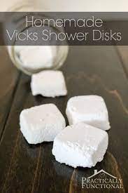 Diy Vicks Shower Disks Practically Functional Vicks Shower Disks Baking Soda Shampoo Homemade