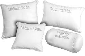 Besides the look, if you want real comfort be sure to take into account your own size and. Pillow Sizes Bed Pillow Sizes