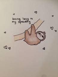 Cute Sloth Bullet Journal Inspiration Cute Doodles Happy Little Trees