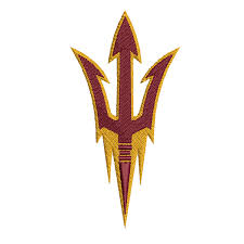 Arizona State Sun Devils embroidery design INSTANT download