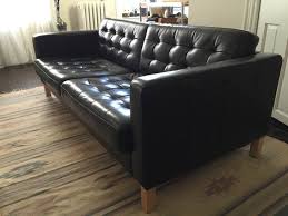 Landskrona Leather Sofa Awesome Ikea Landskrona Sofa Black Leather In South Slope Kings Landskrona Sofa Sofa Black Sofa