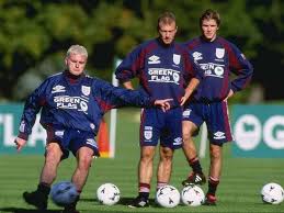 Arriving at england's european championship base with his hair bleached platinum blonde, phil foden knew the comparisons he would be inviting and revelled in them. Gazza Watch Auf Twitter Paul Gascoigne Alan Shearer And David Beckham During Training For England Http T Co Gcodhudkyz Gazzawatch Gazza Gascoigne