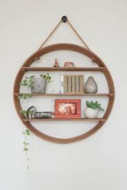 The Circular Wall Shelf From World Market Is Decorated With Little Tiny Plants And Knickknacks Home Decor Decor Boho Chic Decor Diy