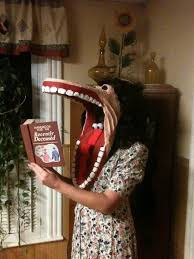 Use the paper mache clay to make the teeth. Beetlejuice Costume Diy Beetlejuice Costume Barbara Maitland From Beetlejuice We Made The Masks Beet Movie Themed Party Costume Themes Beetlejuice Costume