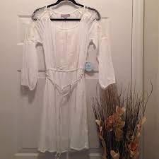Purple Snow Dresses Purple Snow Ivory Mini Dress Poshmark