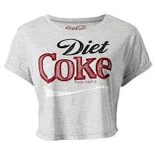 Diet Coke Crop Tee Target Australia 3 58 Liked On Polyvore Featuring Tops T Shirts Shirts Crop Tops Blusas Round Neck Crop Tee Marled Shirt Diet Coke