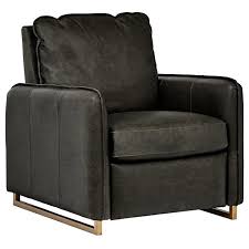 Amazon Com Rivet Garfield Streamlined Top Grain Leather Recliner 31 W Tobacco Kitchen Dining Leather Recliner Recliner Leather Recliner Chair