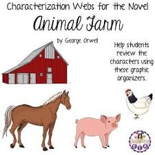 There Are 17 Characterization Webs For The Novel Animal Farm By George Orwell Included High School Literature Middle School English Language Arts George Orwell