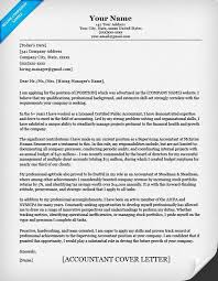 Accountant Cover Letter Example Cover Letter For Resume Resume Cover Letter Examples Cover Letter Sample