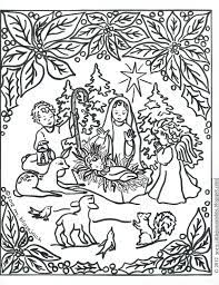 Some of our free coloring pages have been drawn like doodles, or with zentangle style ! Jesus And Nativity Coloring Page Nativity Coloring Pages Christmas Coloring Pages Nativity Coloring Page